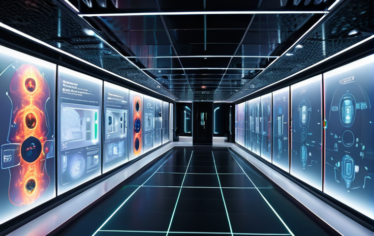 **Prompt:** A futuristic, sleek smart building interior, subtly infused with a network of glowing smart sensors embedded in walls and ceilings. Data streams visually flow from these sensors towards a holographic, translucent AI interface displaying complex predictive analytics for fire prevention – showing heatmaps, gas concentrations, and a "PREVENTED" status. The overall ambiance is one of proactive safety, digital intelligence, and an unseen protective force. Cinematic lighting, conceptual art, high detail.