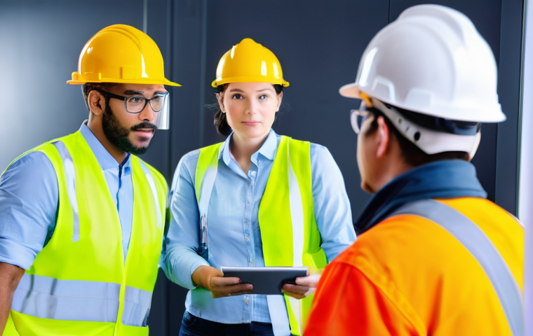 화재안전관리 직무에서의 목표 설정 방법 - Here are three detailed image prompts based on the blog post content: 화재안전관리 직무에서의 목표 설정 방법 - Here are three detailed image prompts based on the blog post content: