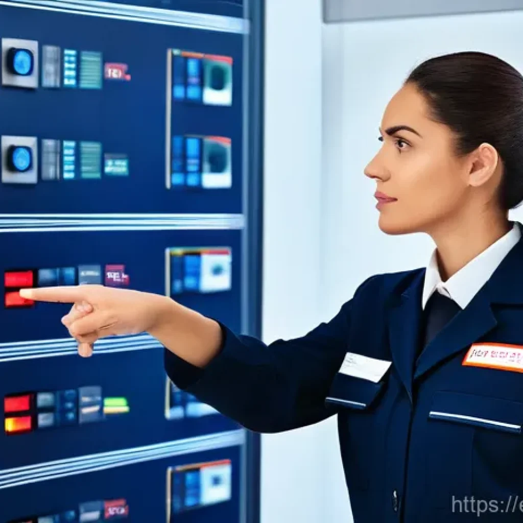 화재안전관리기술자에게 필요한 자격증 리스트 - **Image Prompt:** A confident female fire safety engineer, wearing a professional, dark blue uniform...