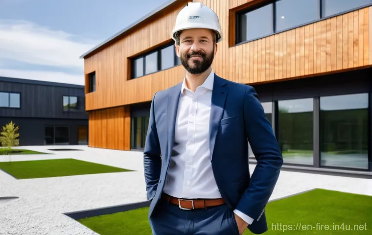 화재안전관리기술자의 경력 개발 로드맵 - **Prompt:** A male fire safety engineer, late 40s, with a determined and experienced look, is positi... 화재안전관리기술자의 경력 개발 로드맵 - **Prompt:** A male fire safety engineer, late 40s, with a determined and experienced look, is positi...