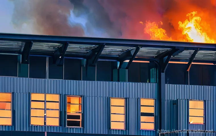 화재안전관리 실무에서의 기술적 변화와 도전 - Here are three detailed image generation prompts in English: