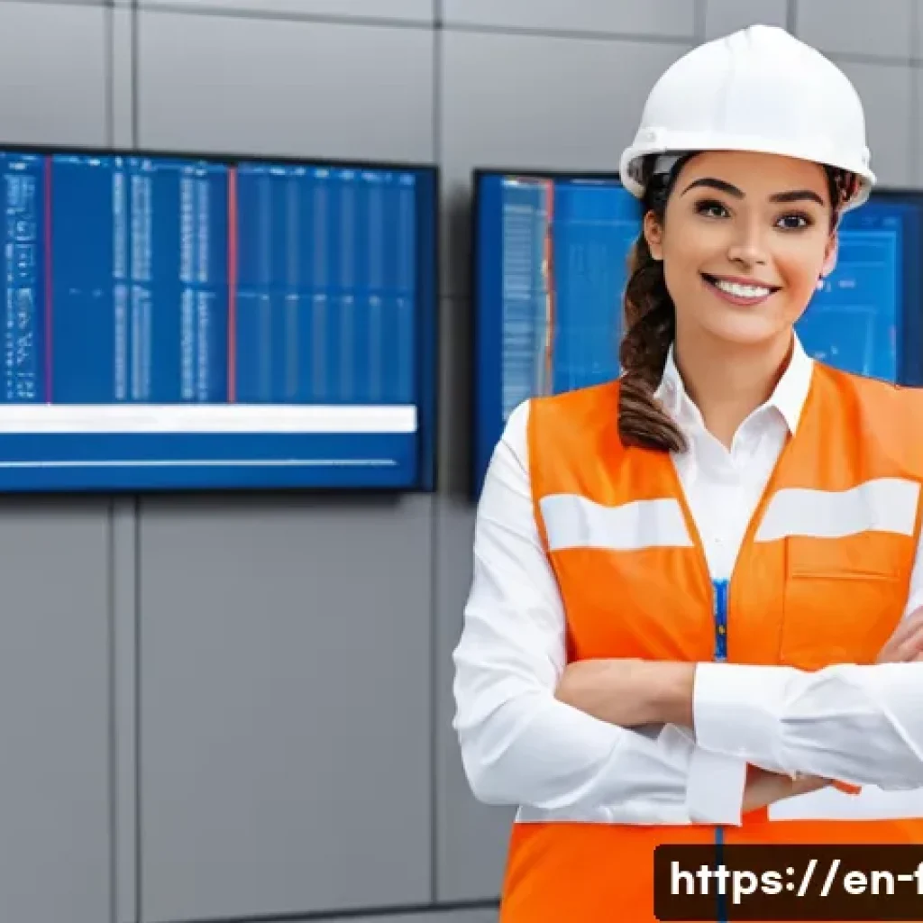 화재안전관리 직무에서의 연봉 협상 팁 - **Prompt:** A highly professional and confident female Fire Protection Engineer, mid-30s, dressed in...