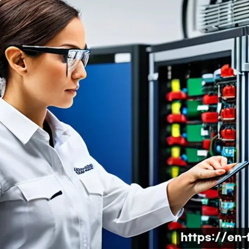 Home 16 화재안전관리 기술자의 자격증 취득 전략 - **Prompt 1: Advanced Fire System Inspection**
"A highly detailed, realistic image of a skilled f...